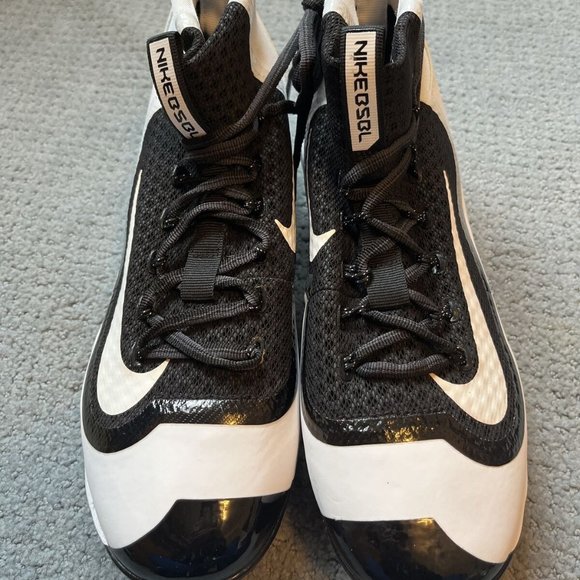 Nike Size 8-Alpha Huarache Elite Baseball Cleats Shoes High top NEW - Picture 2 of 8